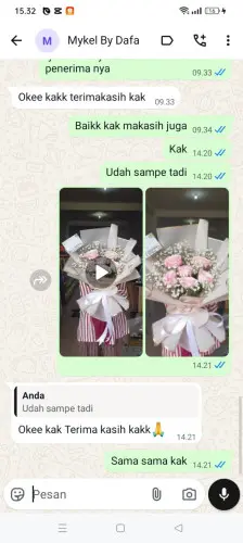 Testimonial Buket Bunga boyolali